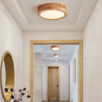 plafonniers led bois clair lumière blanche moderne minimaliste chambre éclairage quotidien