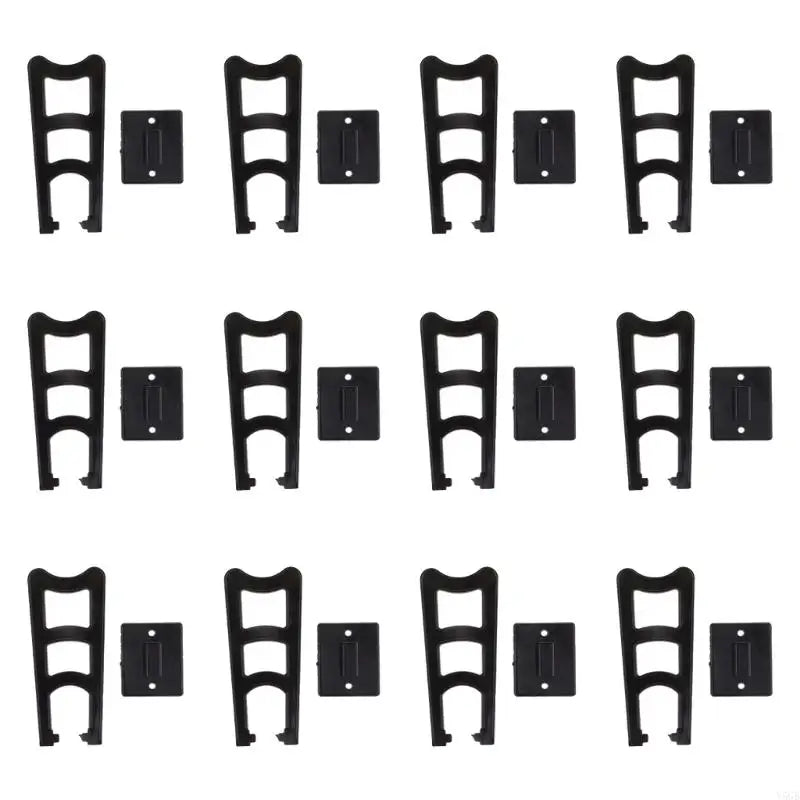 clips fixation noir robustes pratique cadre photo 19cm transparents perforations unisexes adultes