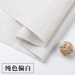 tissu coton lin 100x150cm 200x150cm 50x150cm naturel rustique résistant déchirure matériau bricolage