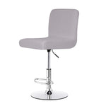 housse chaise élasthanne quadrillée moderne ajustable jaune gris restaurant banquet