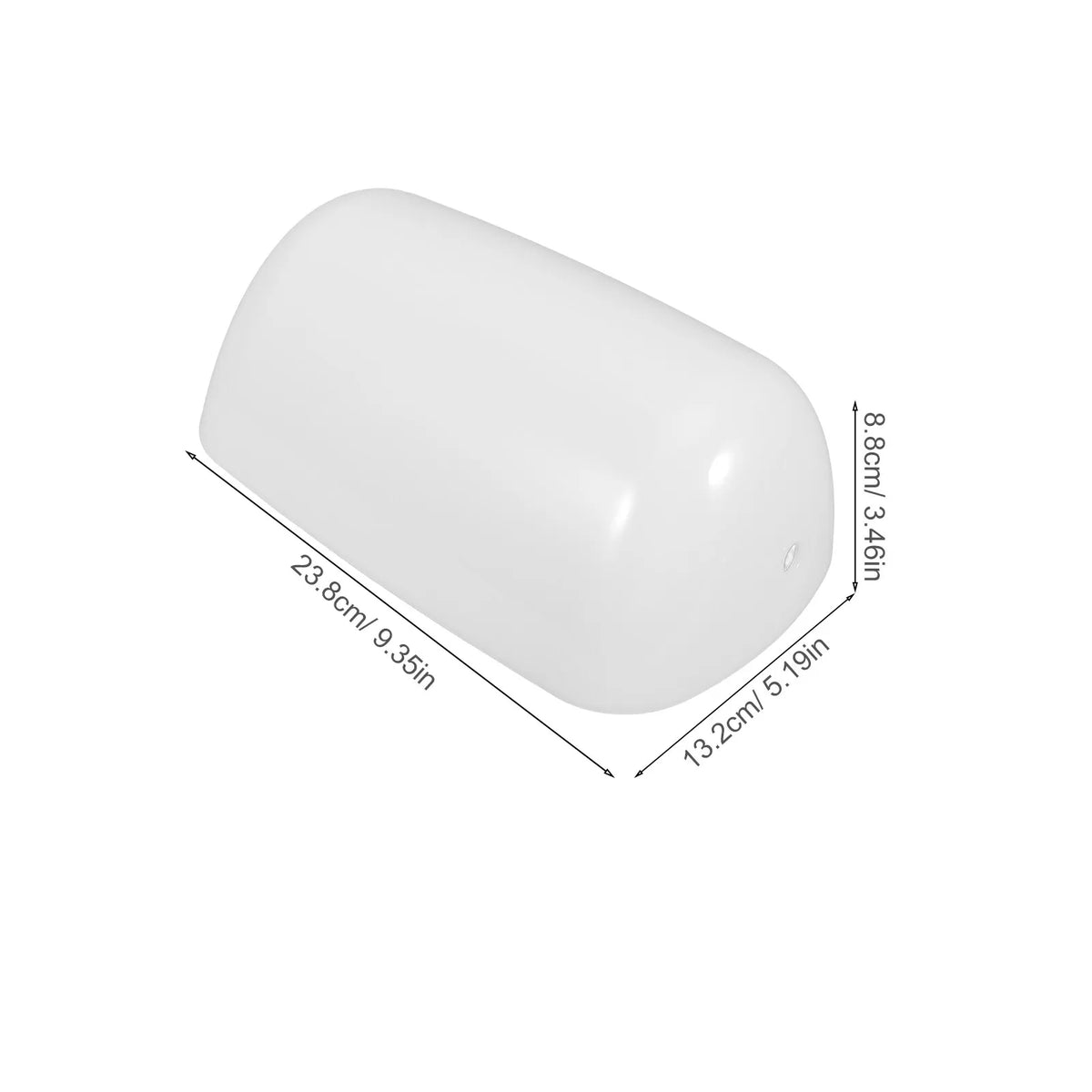 abat jour blanc mat lampe classique opacité tringle lecture douce lumière replacement shade