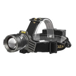 lampe frontale led rechargeable batterie 26650 ip68 étanche camping chasse pêche
