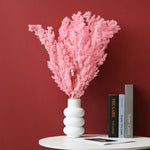 plantes artificielles bouquet fleurs séchées naturelles pin éternel décoration intérieure moderne vase livres
