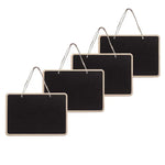 tableaux noirs bois double face suspendus cordelette classiques noir beige