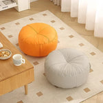 pouf moderne orange gris vert blanc mousse pu polyester coton imperméable amovible lavable
