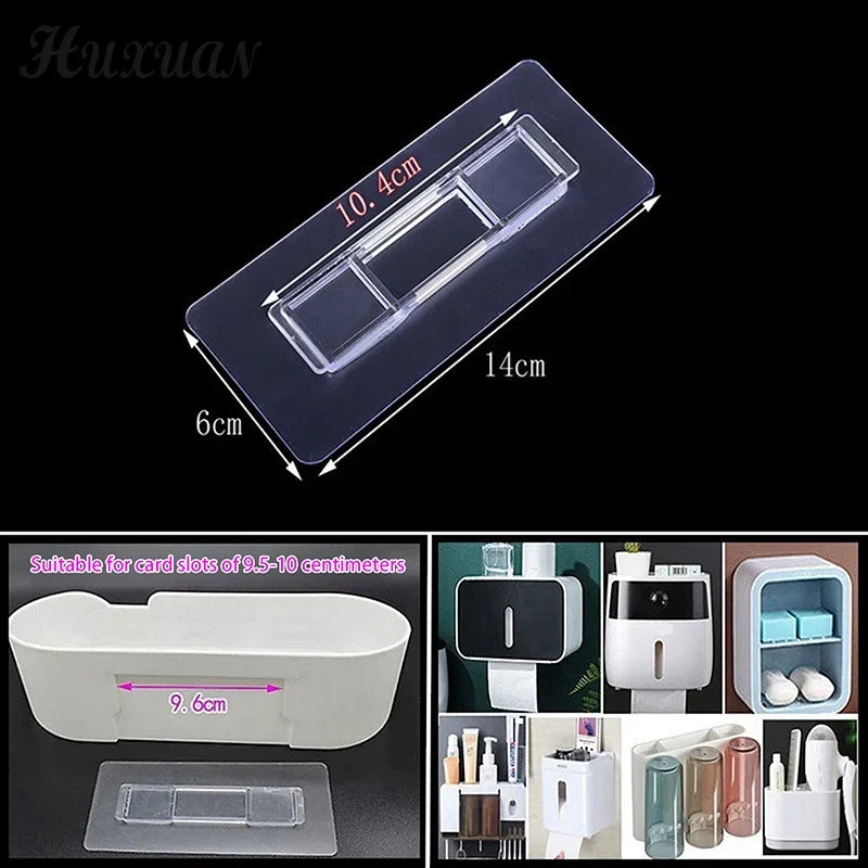 porte cartes adhésif transparent moderne sans motif 10 pièces support rangement
