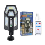 lampe solaire extérieure ip65 led moderne télécommande détecteur mouvement étanche noir