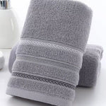 serviettes toilette rapide absorbantes microfibre coton polyester rose clair rayures noires classique