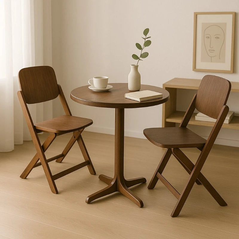 table pliante bois moderne minimaliste scandinave rétro nostalgie salon balconDecoration maison