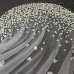 voile mariée blanc fleurs blanches classique romantique transparent dentelle florale