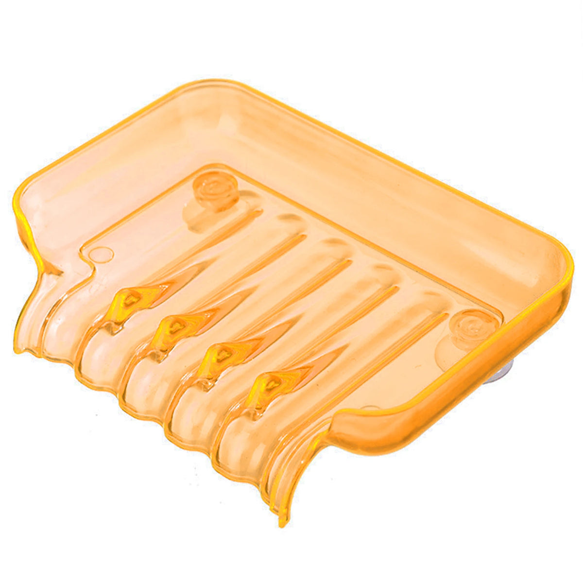 support savon violet translucent moderne salle bain drainage automatique lisse minimaliste plastique