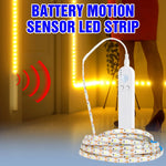 ruban led blanc moderne capteur mouvement alimenté piles aaa étanche 5m 1m 2m 3m