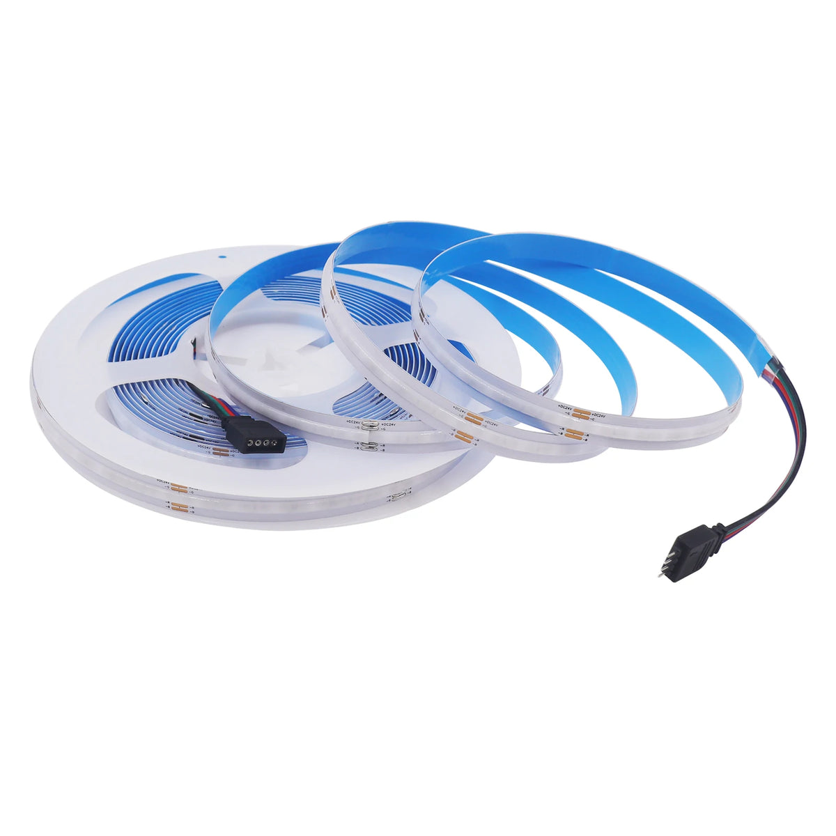 ruban led rgb cob flexible haute luminosité étanche adhésif salon décoration intérieure moderne