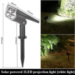 projecteur solaire extérieur led rgb réglable moderne noir ip65
