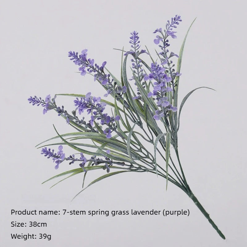 Bouquet artificiel violet fleurs lavande decoration mariage anniversaire intérieurextérieur