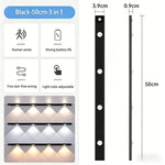 éclairage led sous cabinet blanc triangle moderne clips rechargeable usb
