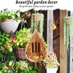 maison papillons bois naturel jardin balcon corde plateau nourriture simple fonctionnelextérieurhabitat