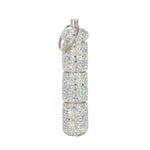 boîte pilules portable strass argent rose bleu rouge moderne élégante porte clés