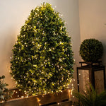 guirlande lumineuse solaire vert blanc modes étanches décoration noël