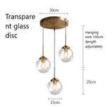 suspension lumineuse transparente moderne ampoule brillante câble noir minimaliste chambre salon étude