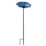 bassin oiseaux rouge jaune bleu forme fleur métal moderneextérieur jardinDecorationPapillonsAbeilles