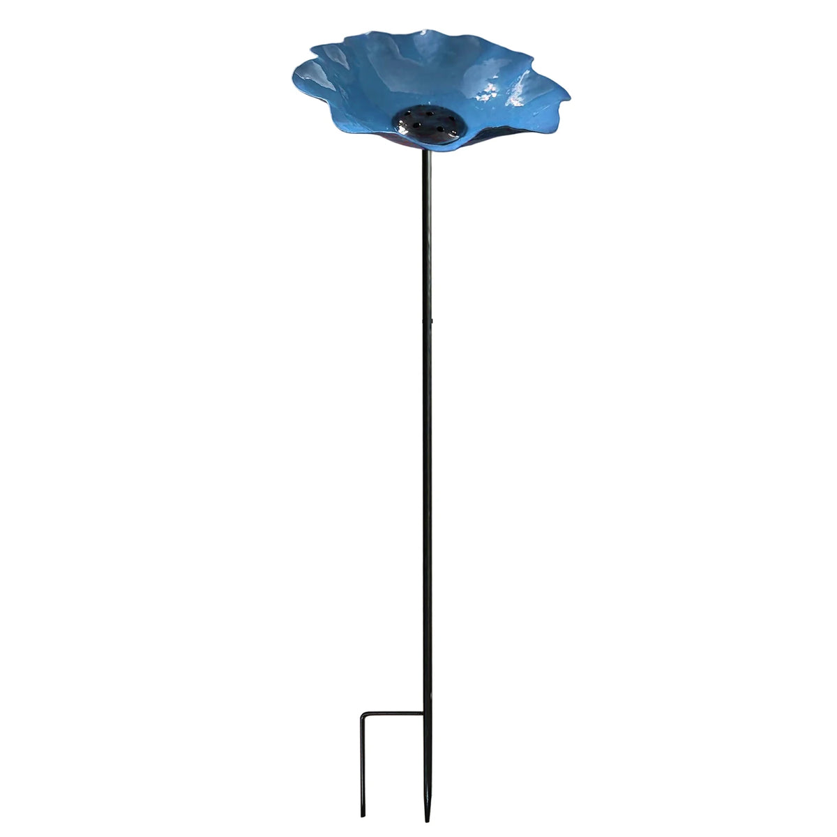 bassin oiseaux rouge jaune bleu forme fleur métal moderneextérieur jardinDecorationPapillonsAbeilles