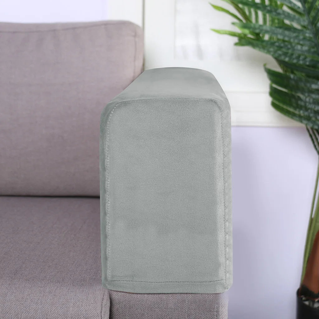 protège mains canapé velours gris clair moderne adhésif entretien facile autoadhésif