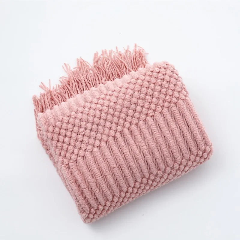 couverture lit multicolore zigzag ethnique portable maison hospitalière
