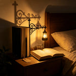 lampe décorative rétro fantôme livres suspension murale led transparente vintage