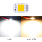 plaque led cob 20w 30w 50w blanc full spectrum smart ic éclairage moderne diy