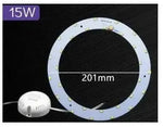 anneau lumineux led bleu clair 11cm 15.5cm 20cm 24.5cm 32.4cm 36cm led diodes smd