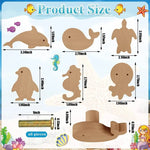 poignées tiroir bois animal marin dauphin pieuvre phoque hippocampe moderne vis chambre enfant decoration