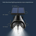 lampe solaire intelligente détecteur corps humain caméra surveillance éclairage extérieur ip65 led abs moderne