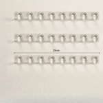 présentoir mural transparent bijoux accessoires cheveux crochets moderne minimaliste adhésif