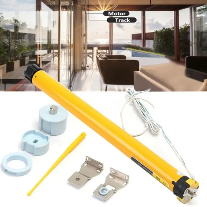 volets roulants électriques 315mm moderne clips métalliques tige câble blanc jaune stores romainsextérieur latéral