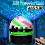 Mini disco ball light multicolore effet miroir moderne télécommande festif autoinstallation domestique