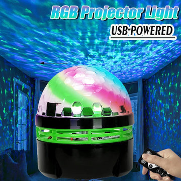 Mini disco ball light multicolore effet miroir moderne télécommande festif autoinstallation domestique