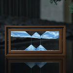 Tableau sable mouvant 3D vue de face