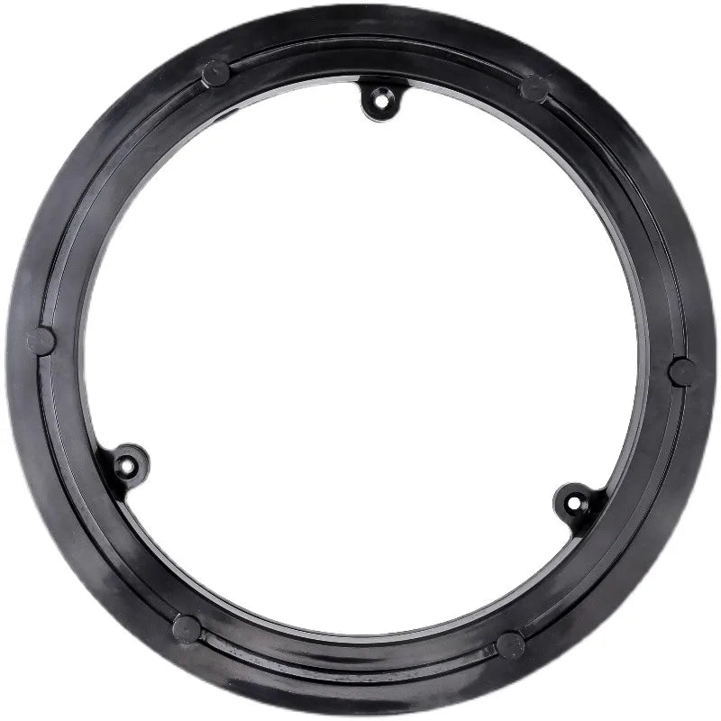 support table basse pivotante plastique noir 360 degrés roulements industriels