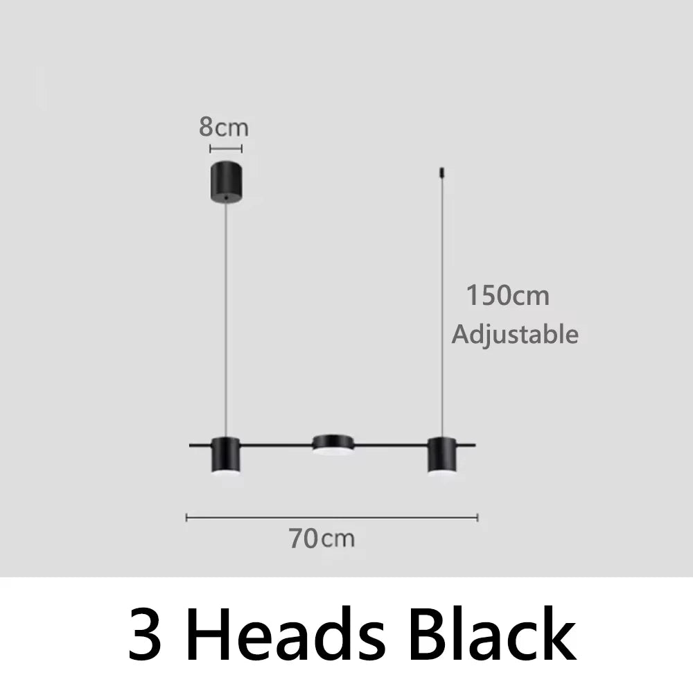 lampe suspendue moderne or câble ajustable flux lumineux 2000 82000 led certification rohs cem