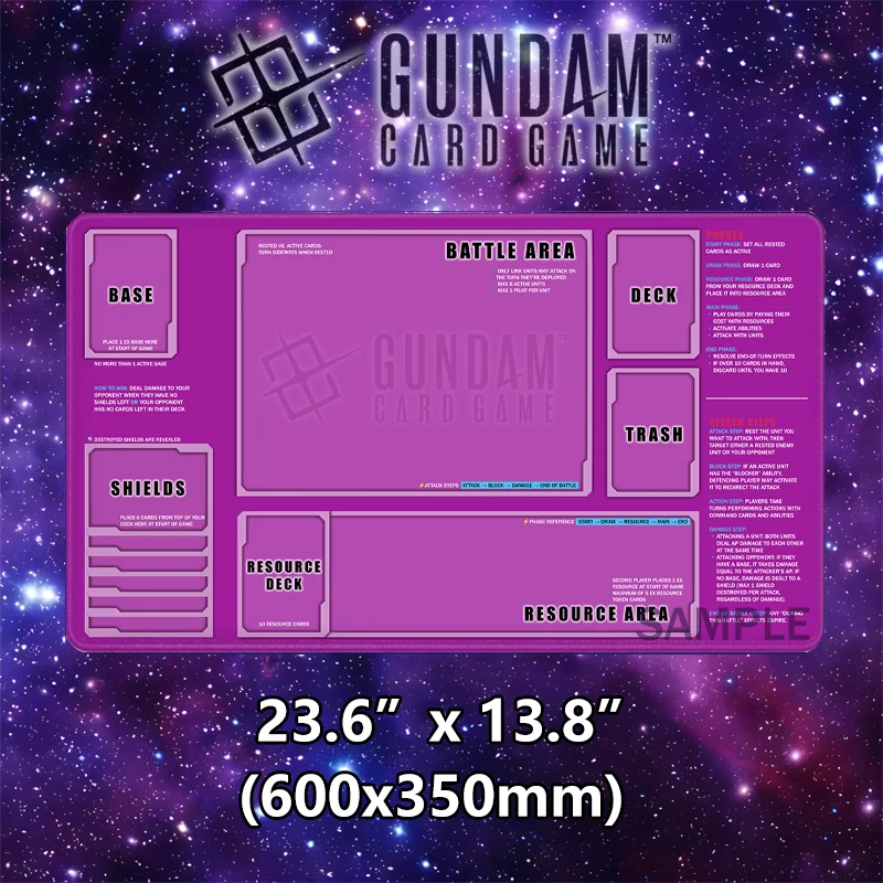 tapis jeu cartes noir antidérapant grande surface grille zones jeu collection jeux cartes
