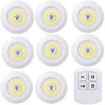 lumière led veilleuse blanc adhésive télécommande moderne batterie intangible leds