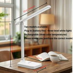 lampe pliable moderne blanc rechargeable port usb trois vitesseséconomie dénergie certification rohs cem