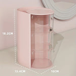 organisateur accessoires coiffure transparent blanc rose noir moderne elastiques pinces brosse cosmétiques rangement