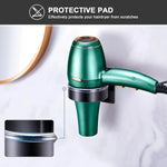 support mural sèche cheveux adhésif moderne vert gris rouge noir blanc opacité rechargeableABS