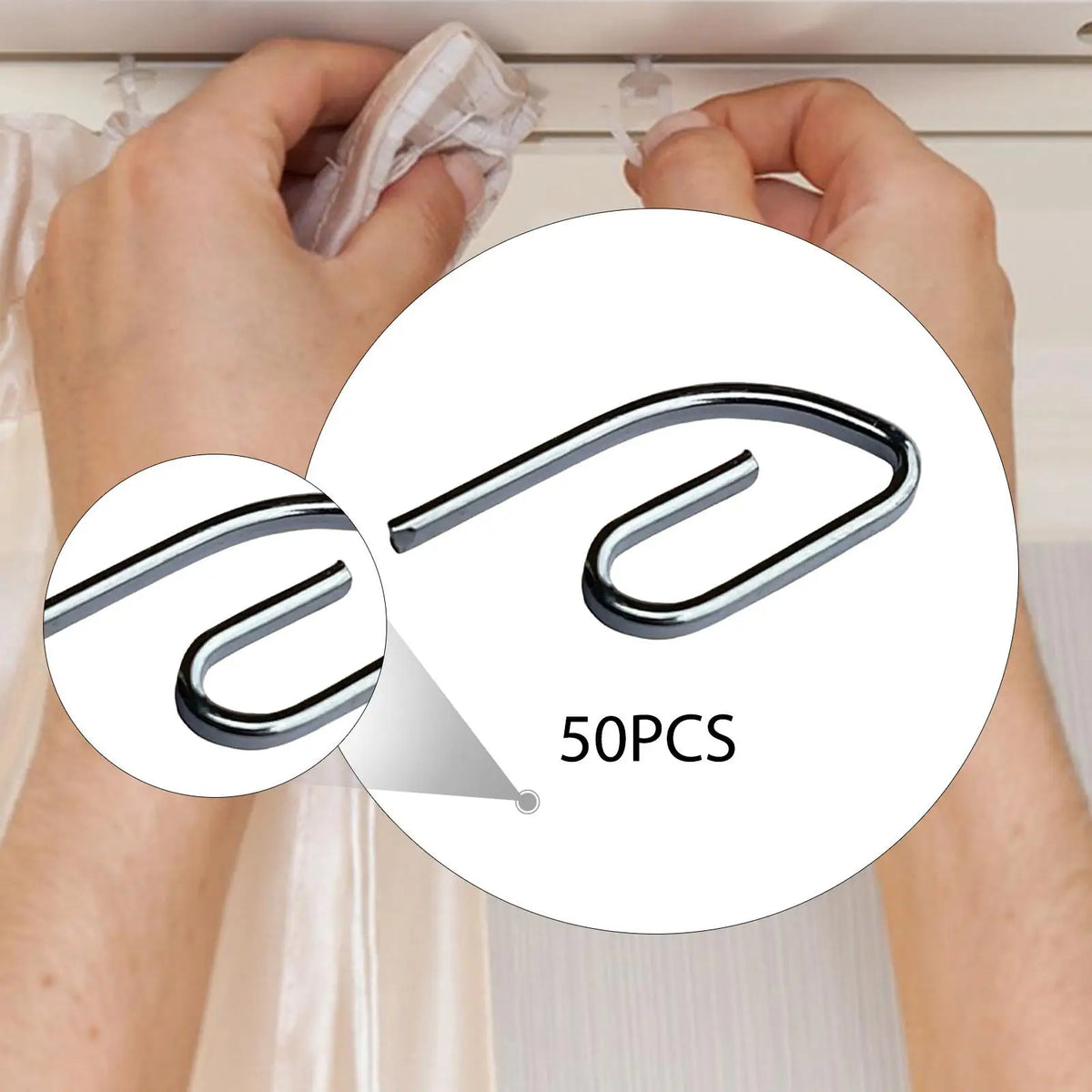clips papier argentés modernes suspension facile installer 50pcs métal résistants