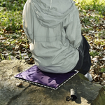 plateau pliable tissu violet utilitaire outdoor myrtilles oranges tissage texturé imperméable multifonctionnelextérieur