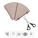 grille support plantes noir marron moderne 19cm 30cm 52cm rond carré