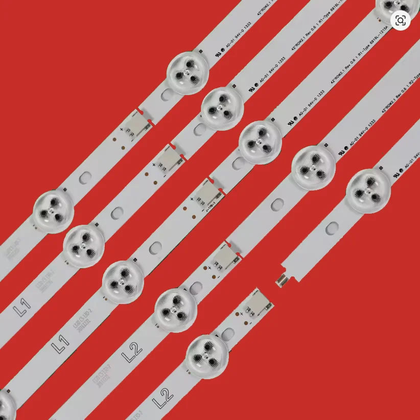 bande led rétro éclairage blanc moderne 3v connecteurs 824mm longueur