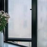 film fenêtre transparent opacité rayures verticales adhésif isolation thermique protection uv moderne DIY